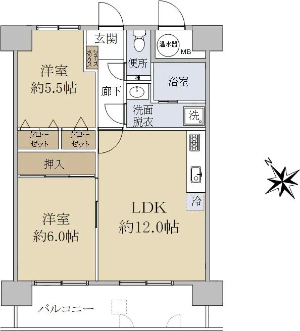 ロワールマンション箱崎２