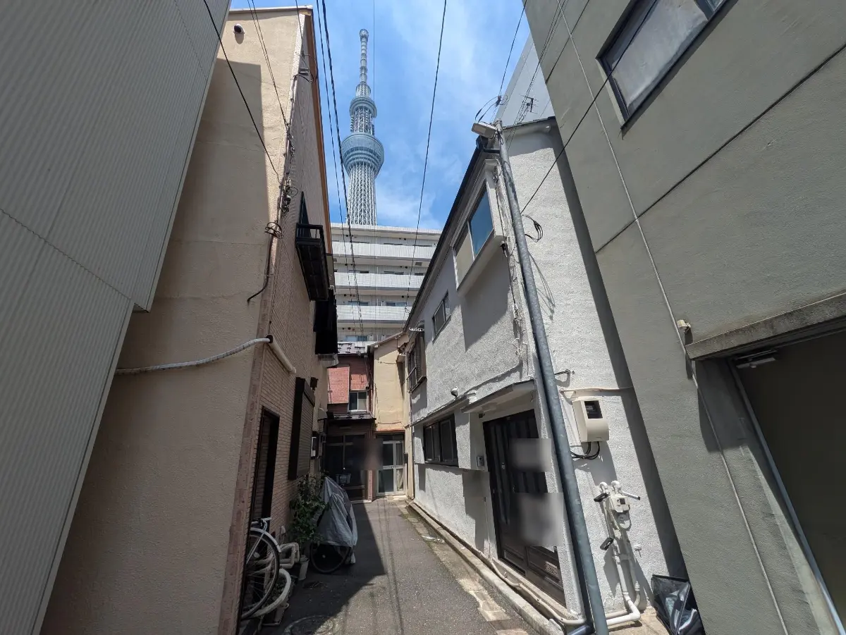 墨田区業平一丁目戸建（再建築不可）