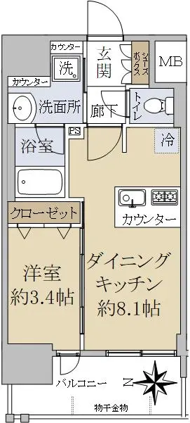 1096126：エステムコート梅田・天神橋Ⅳステーションフロント：3180万円